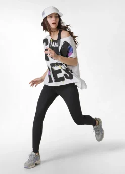 Flash Sale Leggings Yoga In Microfibra Riciclata Nero Donna Leggings & Pantaloni Sportivi