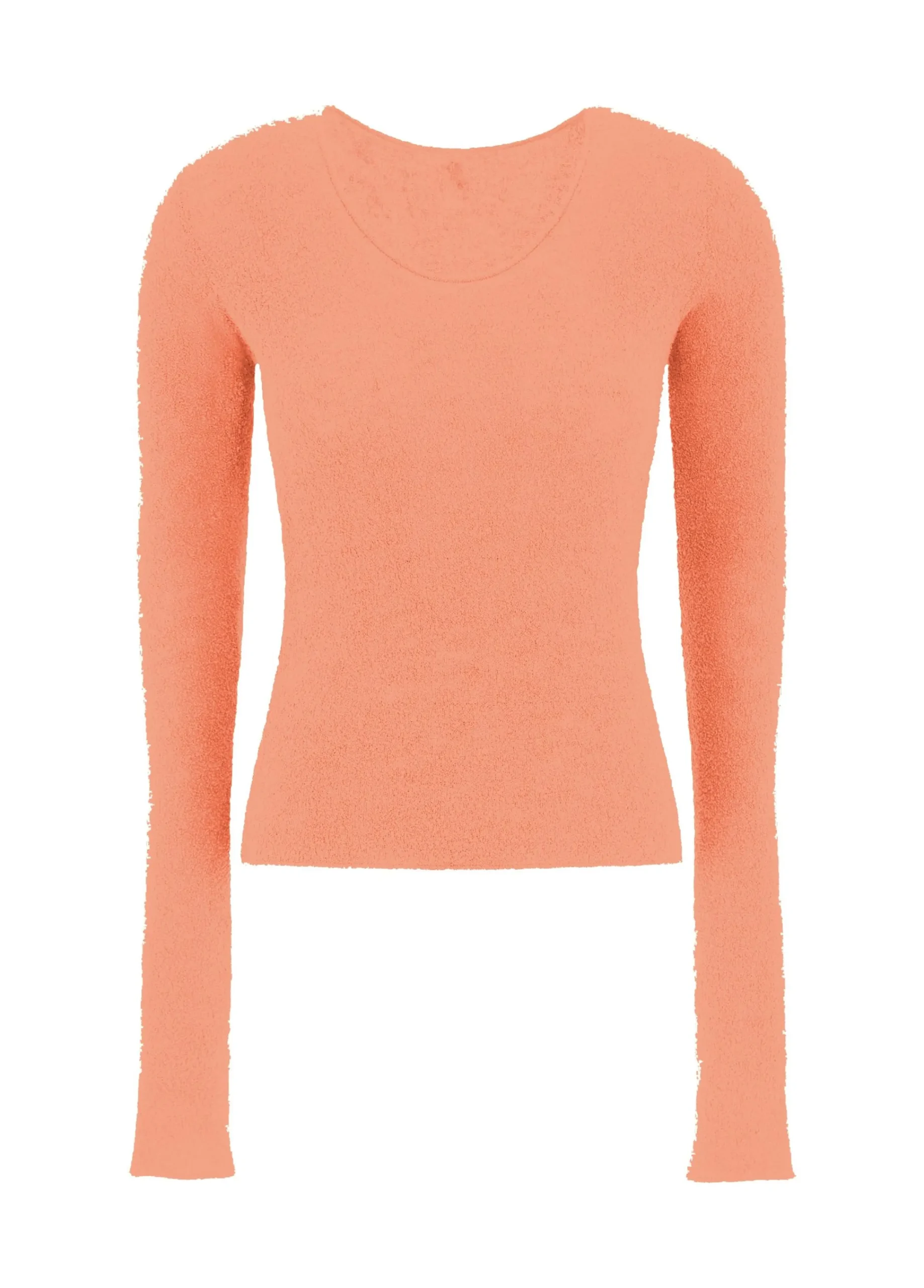Hot Maglia Boucle' Arancio Donna Felpe & Maglieria