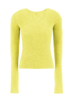 Best Maglia Boucle' Giallo Donna Felpe & Maglieria