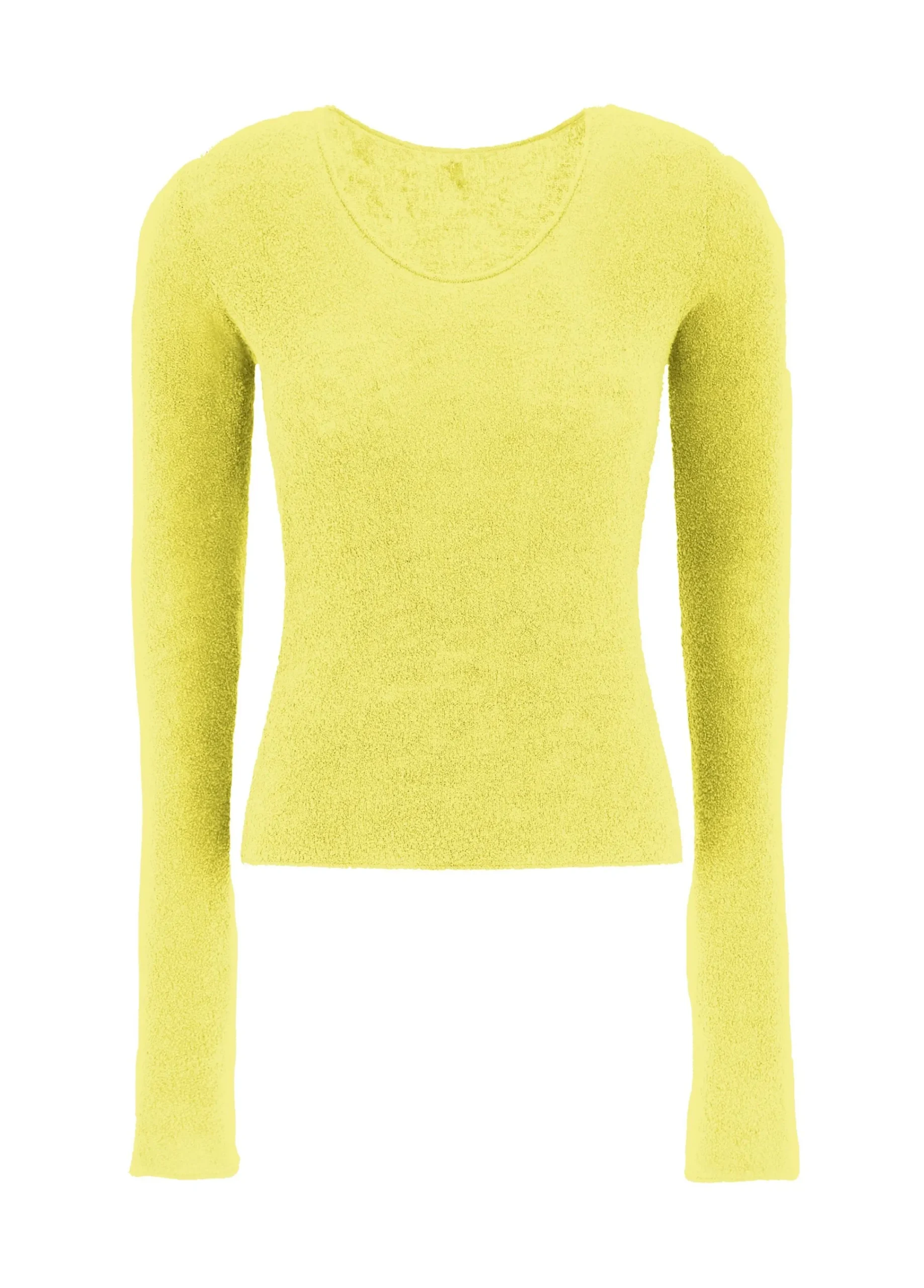 Best Maglia Boucle' Giallo Donna Felpe & Maglieria