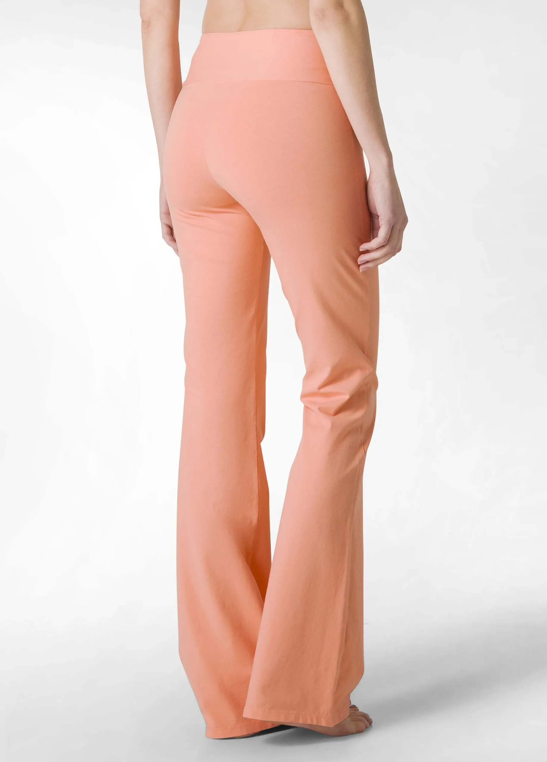 Hot Pantajazz Jersey Stretch Arancio Donna Pantaloni