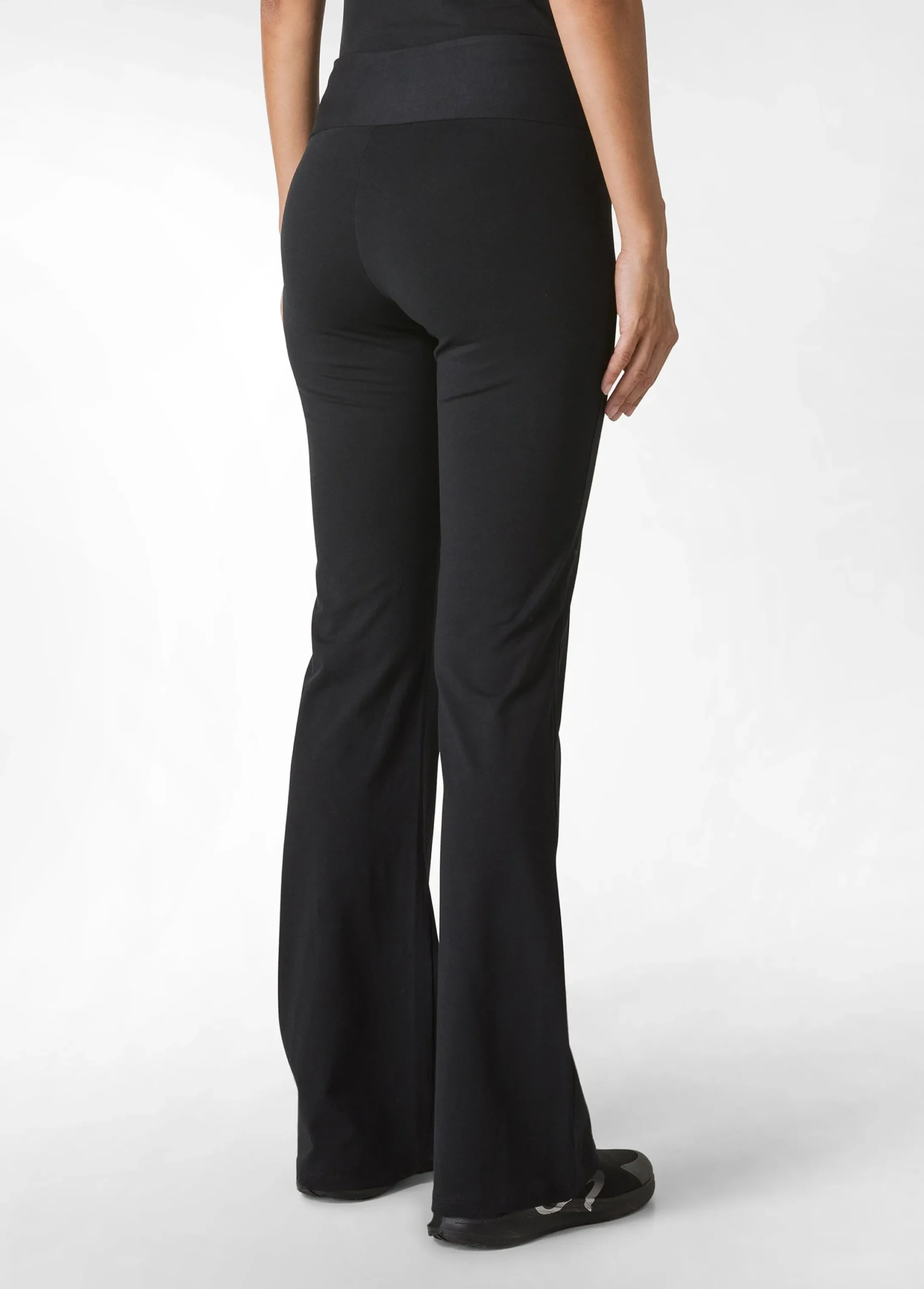 Fashion Pantajazz Jersey Stretch Nero Donna Pantaloni