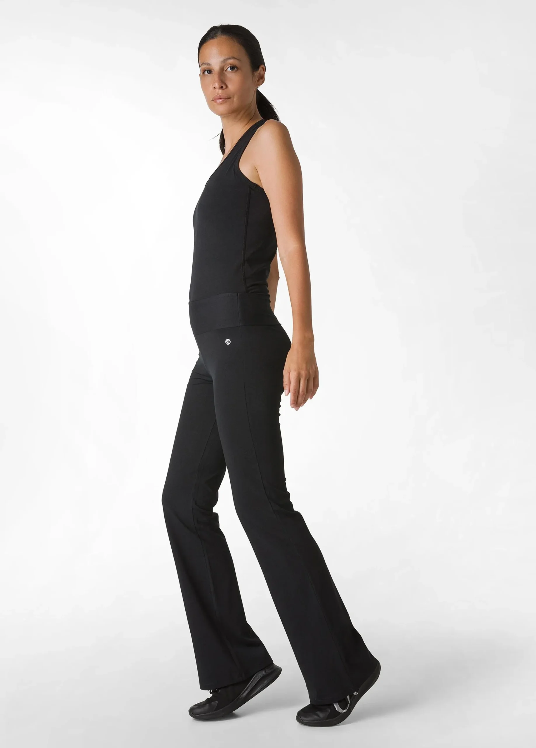 Store Panta Jazz Jersey Stretch Nero Donna Pantaloni