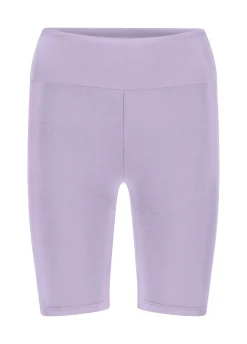 Outlet Pantaloncino Ciclista Jersey Stretch Viola Donna Pantaloncini Sportivi