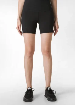 Sale Pantaloncino Sportivo Jersey Stretch Nero Donna Pantaloncini Sportivi
