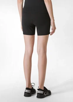 Sale Pantaloncino Sportivo Jersey Stretch Nero Donna Pantaloncini Sportivi