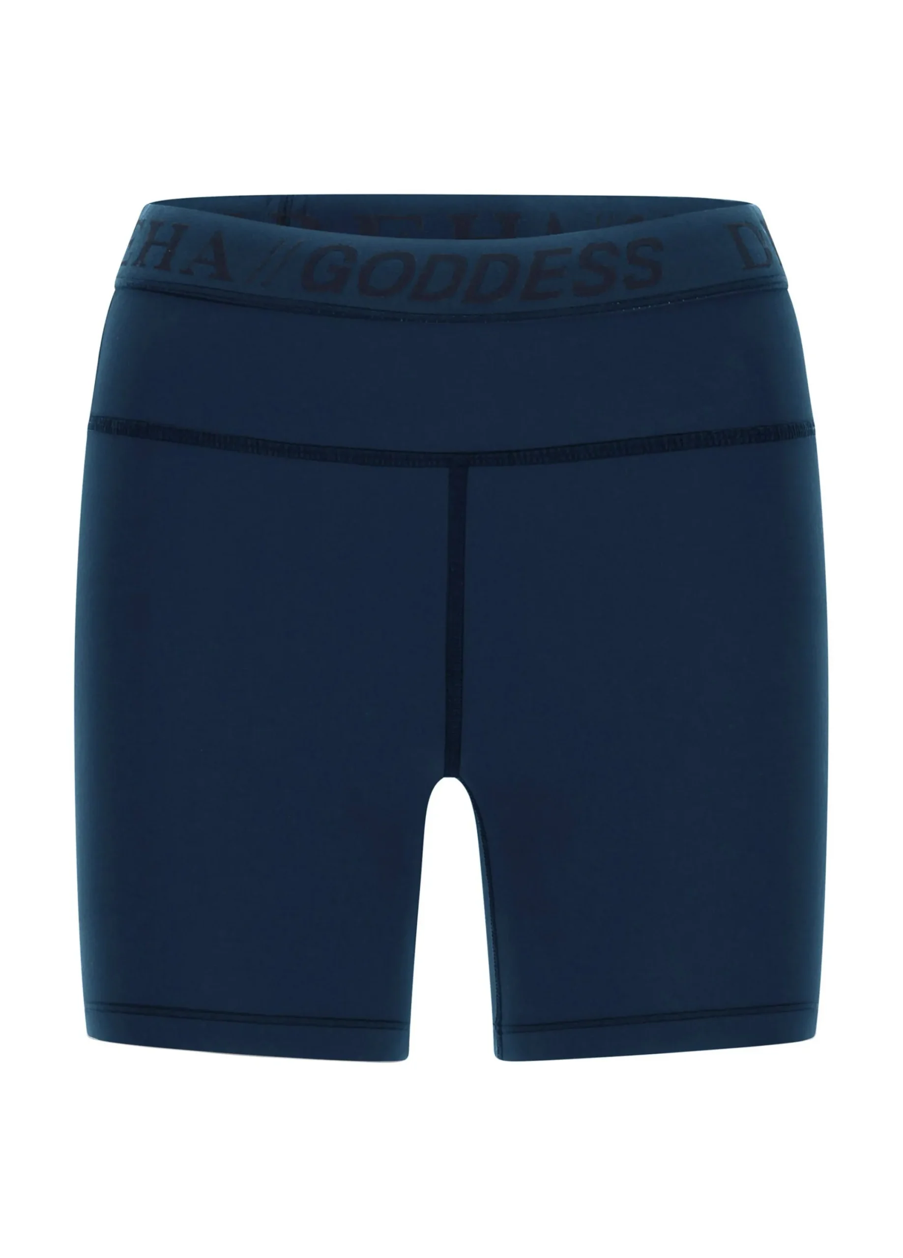 Shop Pantaloncino Sportivo Jersey Stretch Blu Donna Pantaloncini Sportivi