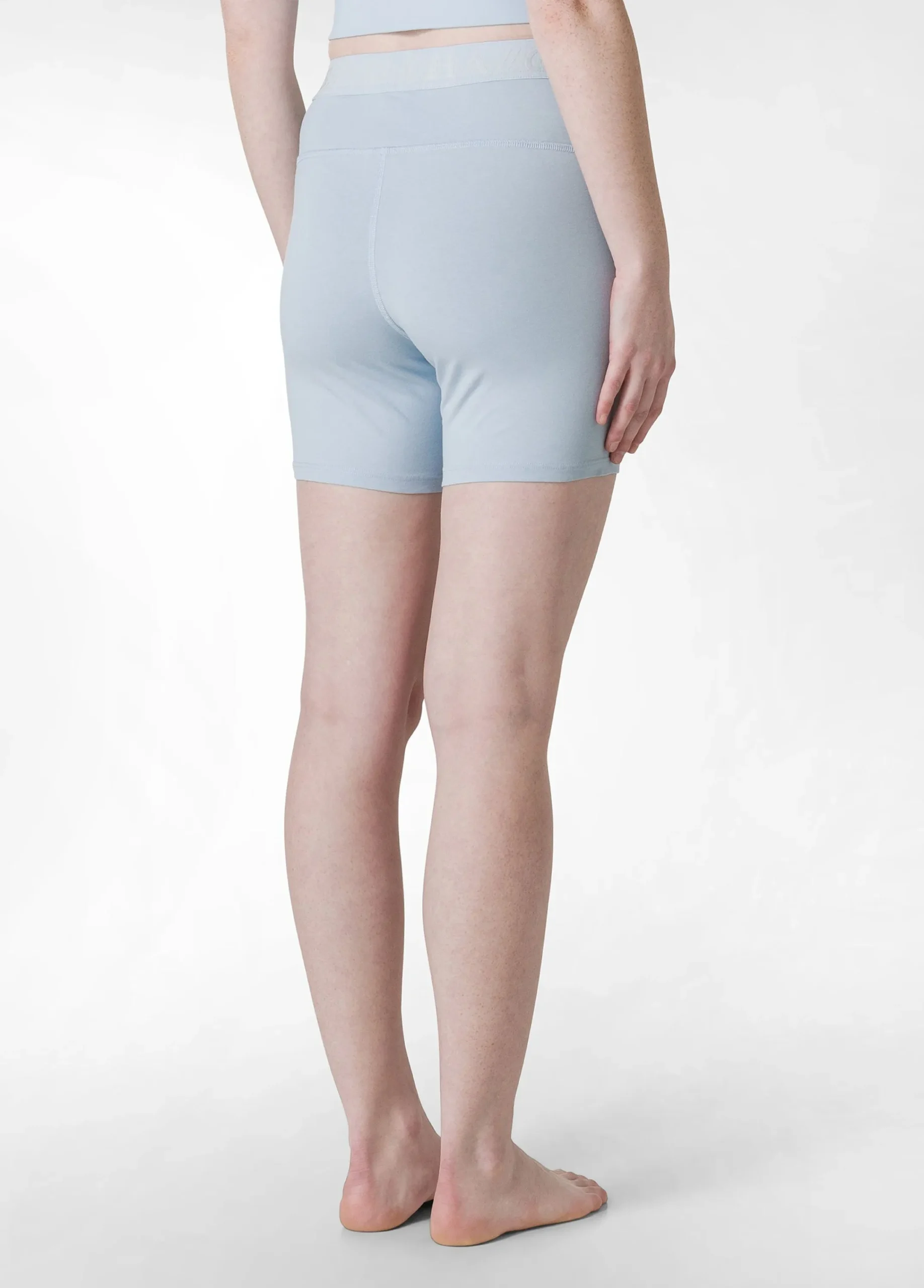 Outlet Pantaloncino Sportivo Jersey Stretch Blu Donna Pantaloncini Sportivi