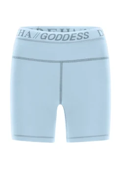 Outlet Pantaloncino Sportivo Jersey Stretch Blu Donna Pantaloncini Sportivi
