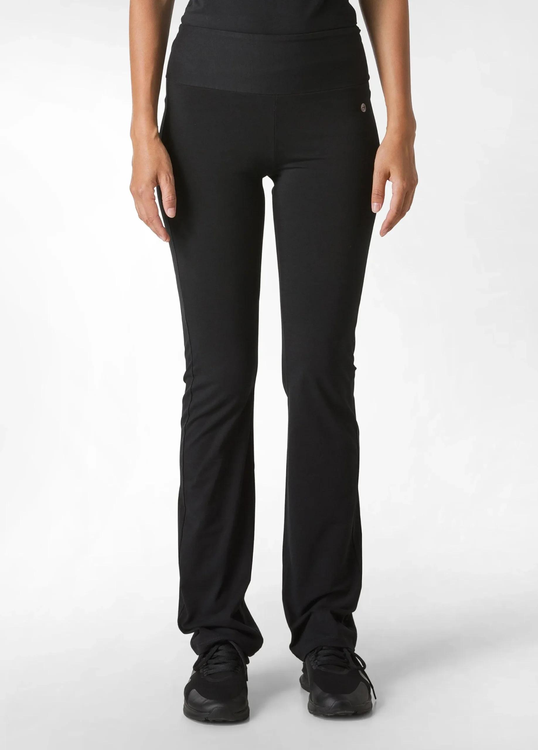 Cheap Pantalone Aderente In Jersey Nero Donna Pantaloni