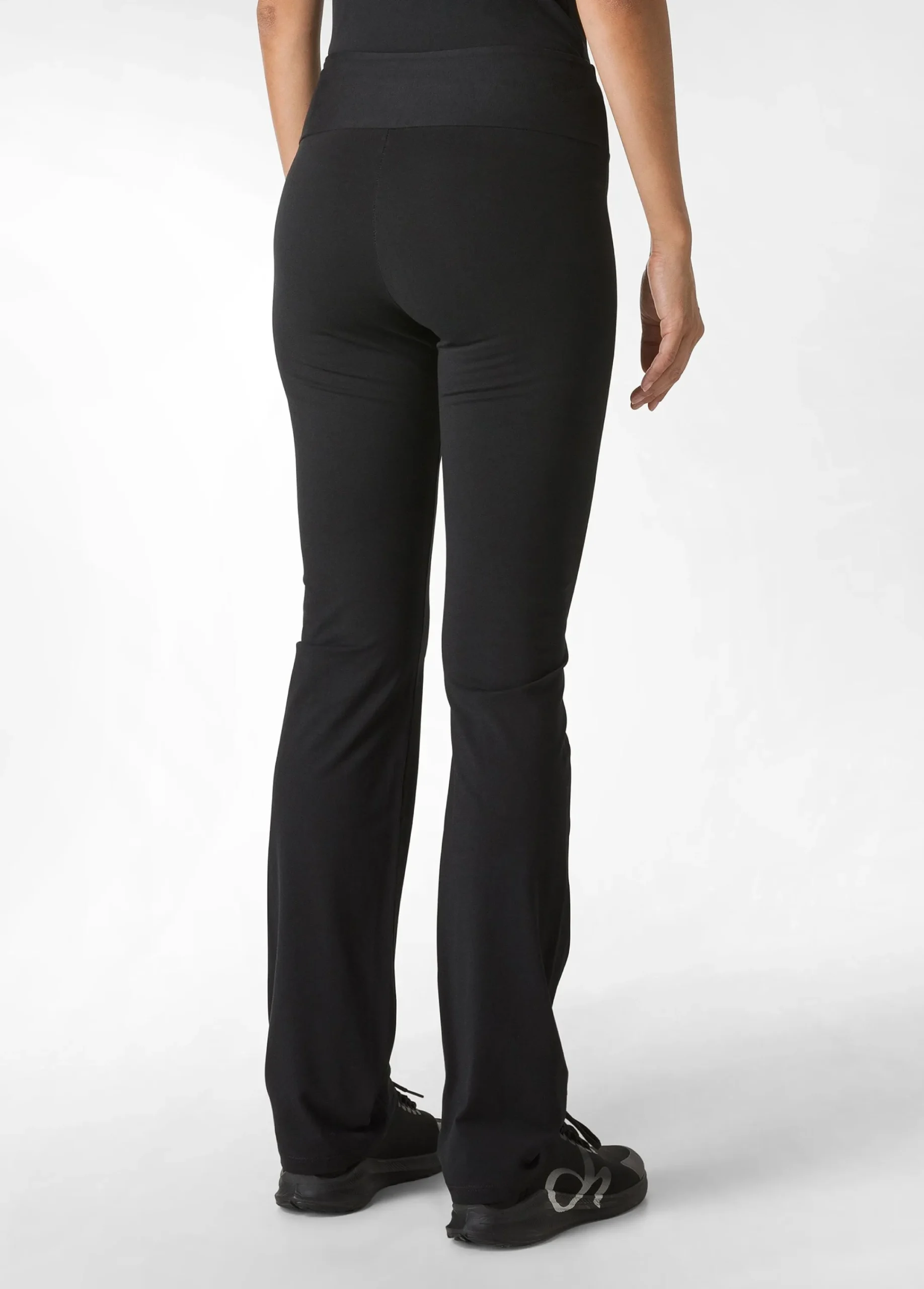 Cheap Pantalone Aderente In Jersey Nero Donna Pantaloni