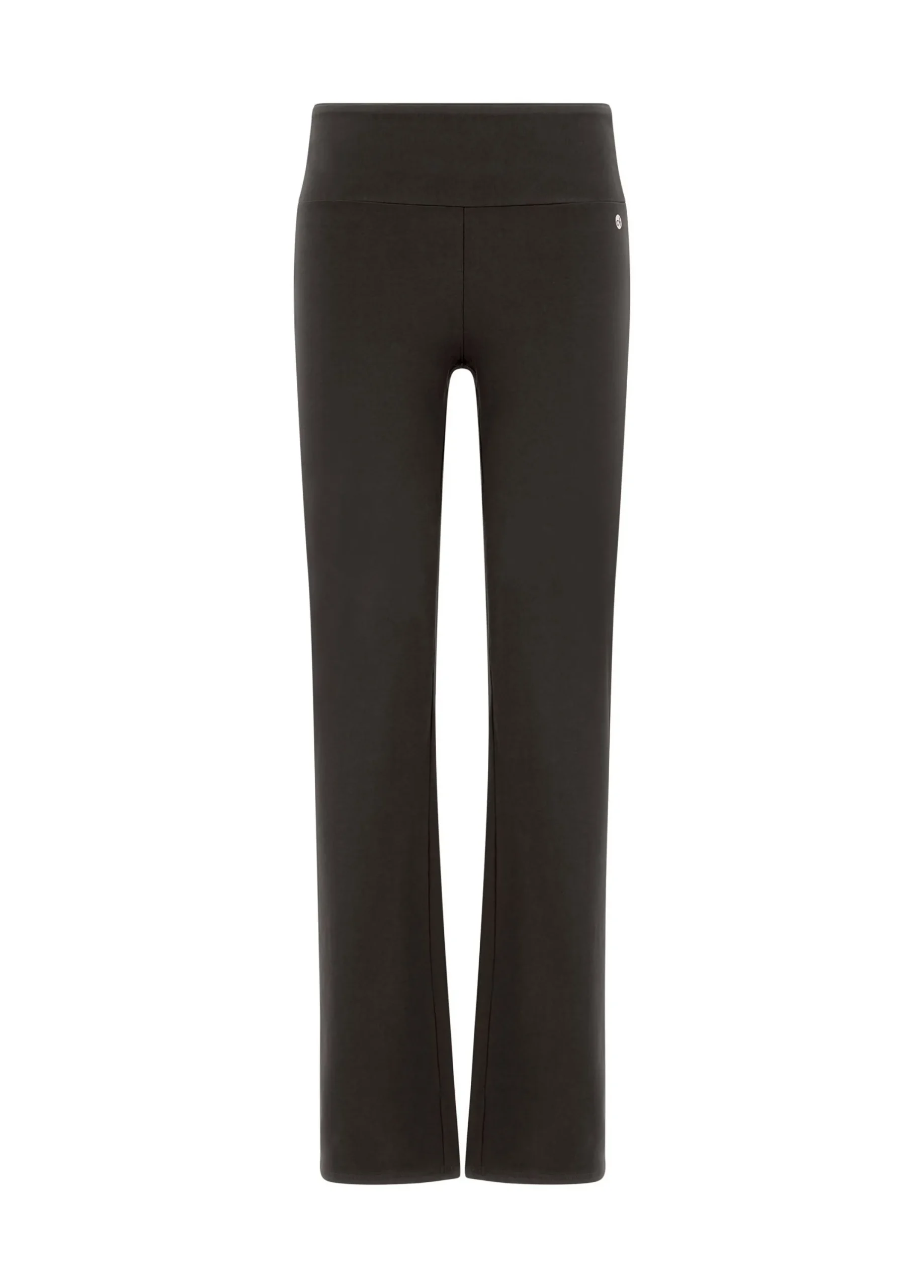 Cheap Pantalone Aderente In Jersey Nero Donna Pantaloni