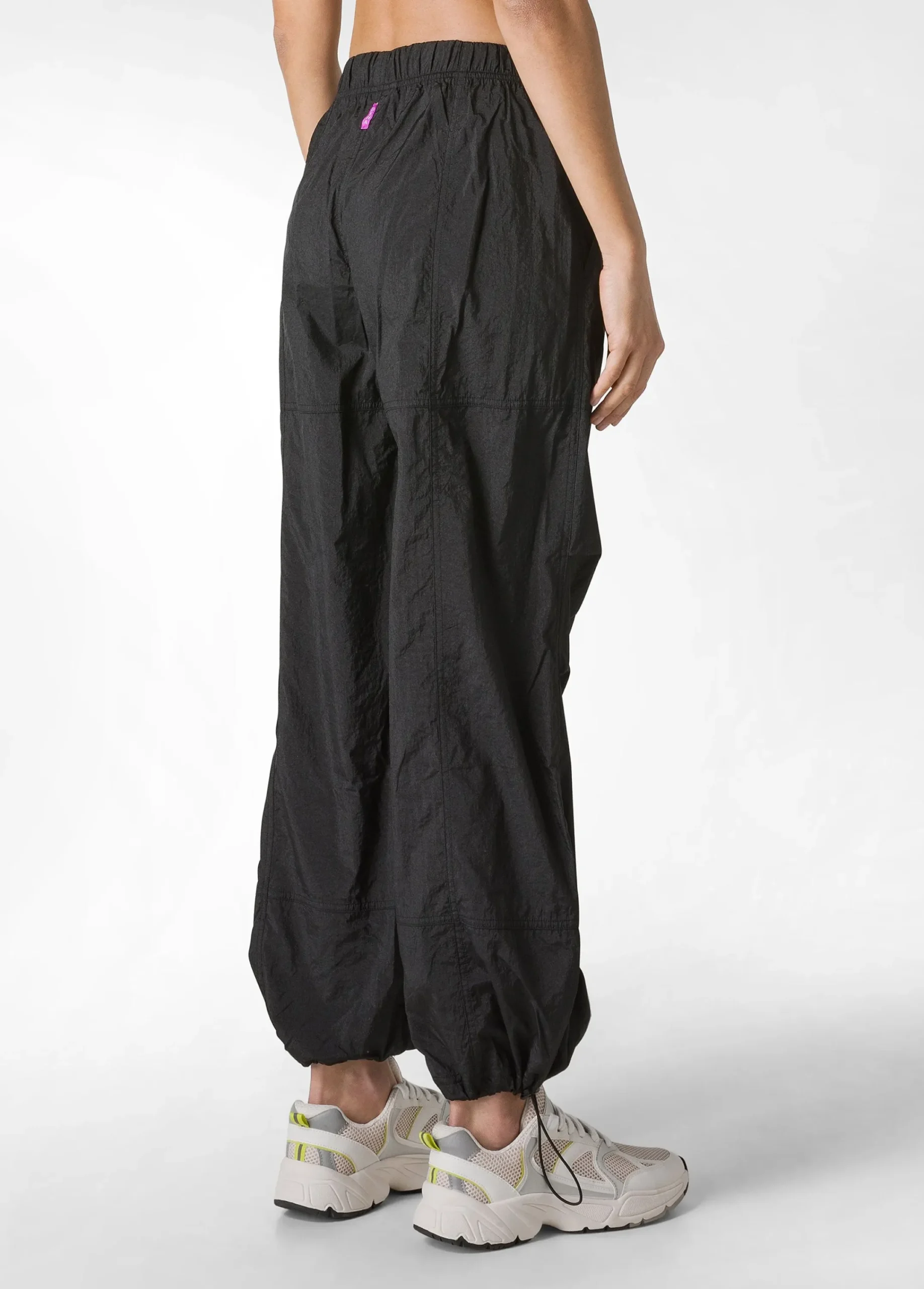 Best Pantalone Balloon In Nylon Nero Donna Pantaloni