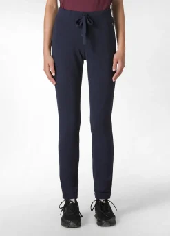 Best Pantalone Core In Felpa Leggera Blu Donna Pantaloni