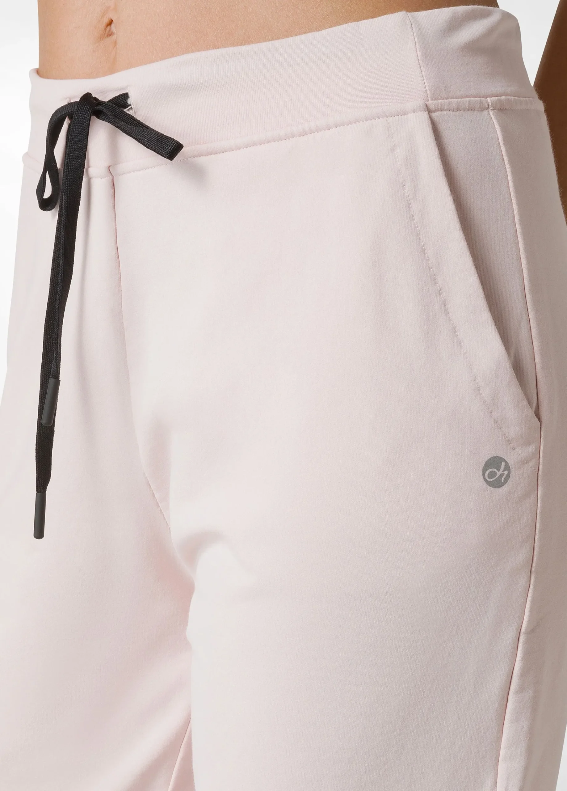 Best Pantalone In Felpa Dettagli Neri Rosa Donna Pantaloni