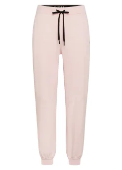 Best Pantalone In Felpa Dettagli Neri Rosa Donna Pantaloni