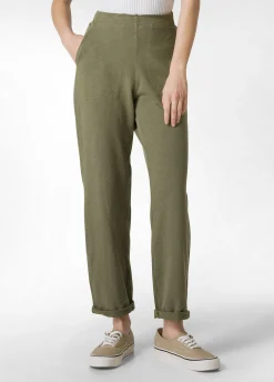 Flash Sale Pantalone In Felpa Fiammata Vintage Verde Donna Pantaloni