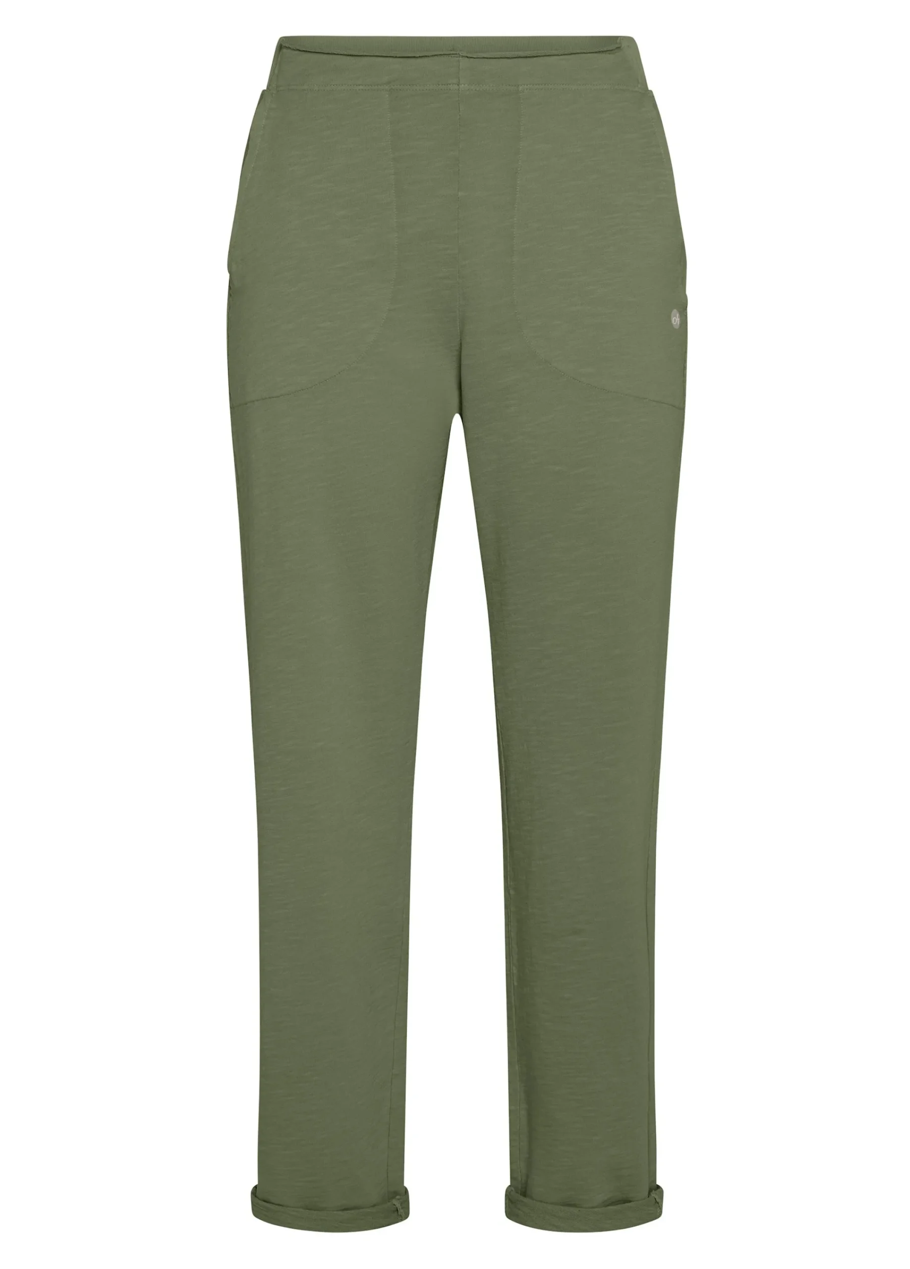 Flash Sale Pantalone In Felpa Fiammata Vintage Verde Donna Pantaloni