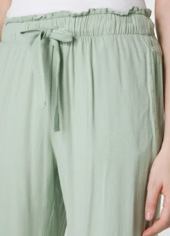 Flash Sale Pantalone Jogger In Viscosa Crepe Verde Donna Pantaloni