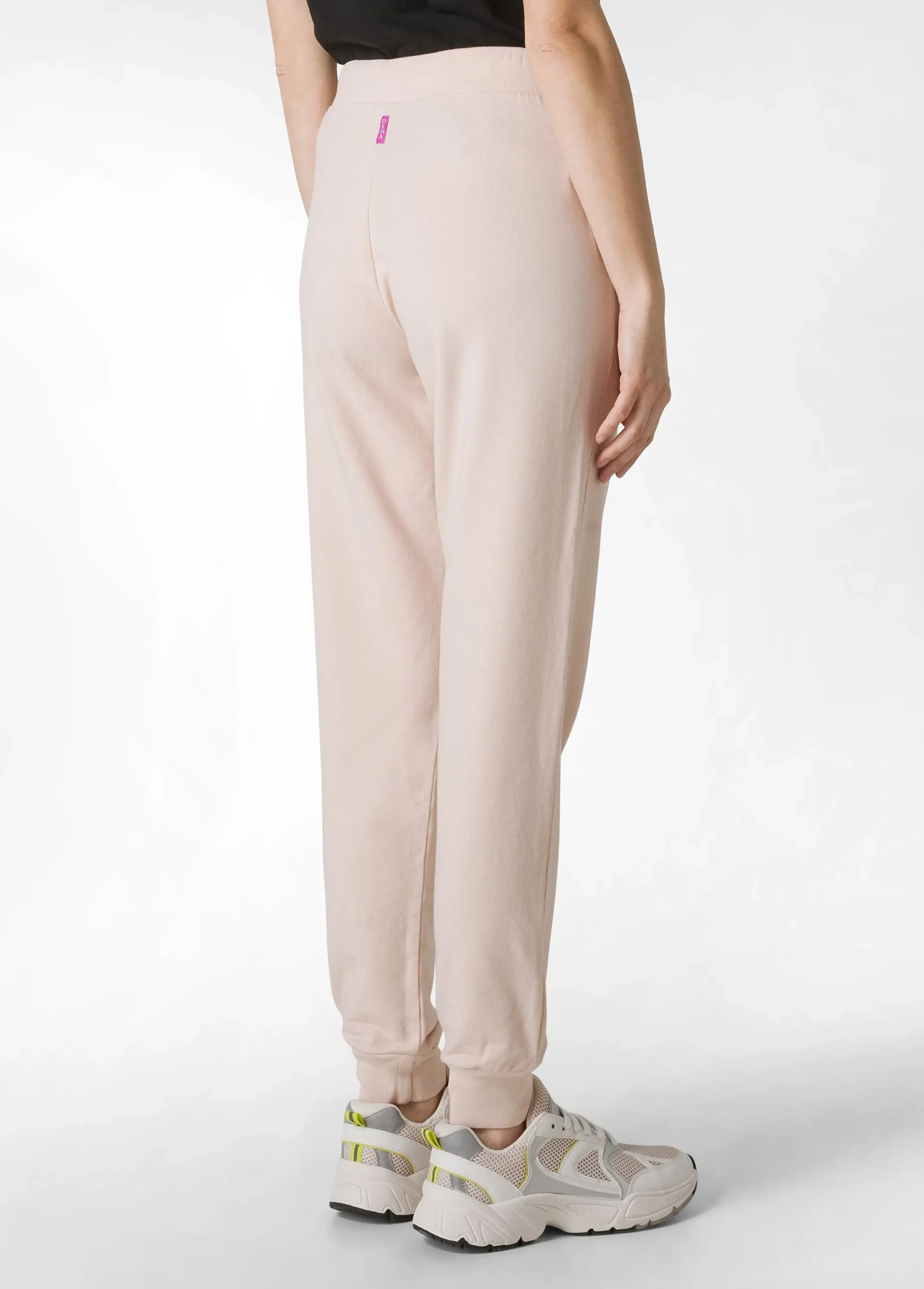 Best Pantalone Jogger Leggero Con Polsino Rosa Donna Pantaloni