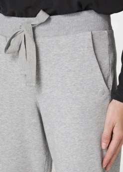 Sale Pantalone Jogger Leggero Con Polsino Grigio Donna Pantaloni