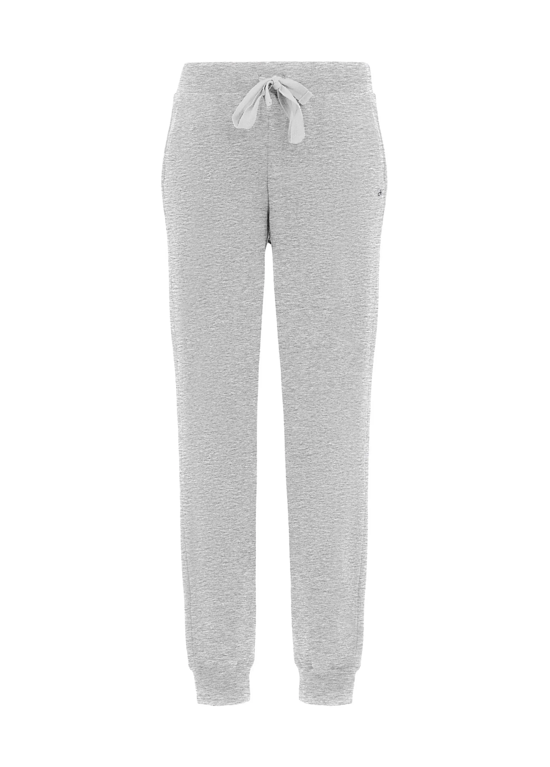Sale Pantalone Jogger Leggero Con Polsino Grigio Donna Pantaloni