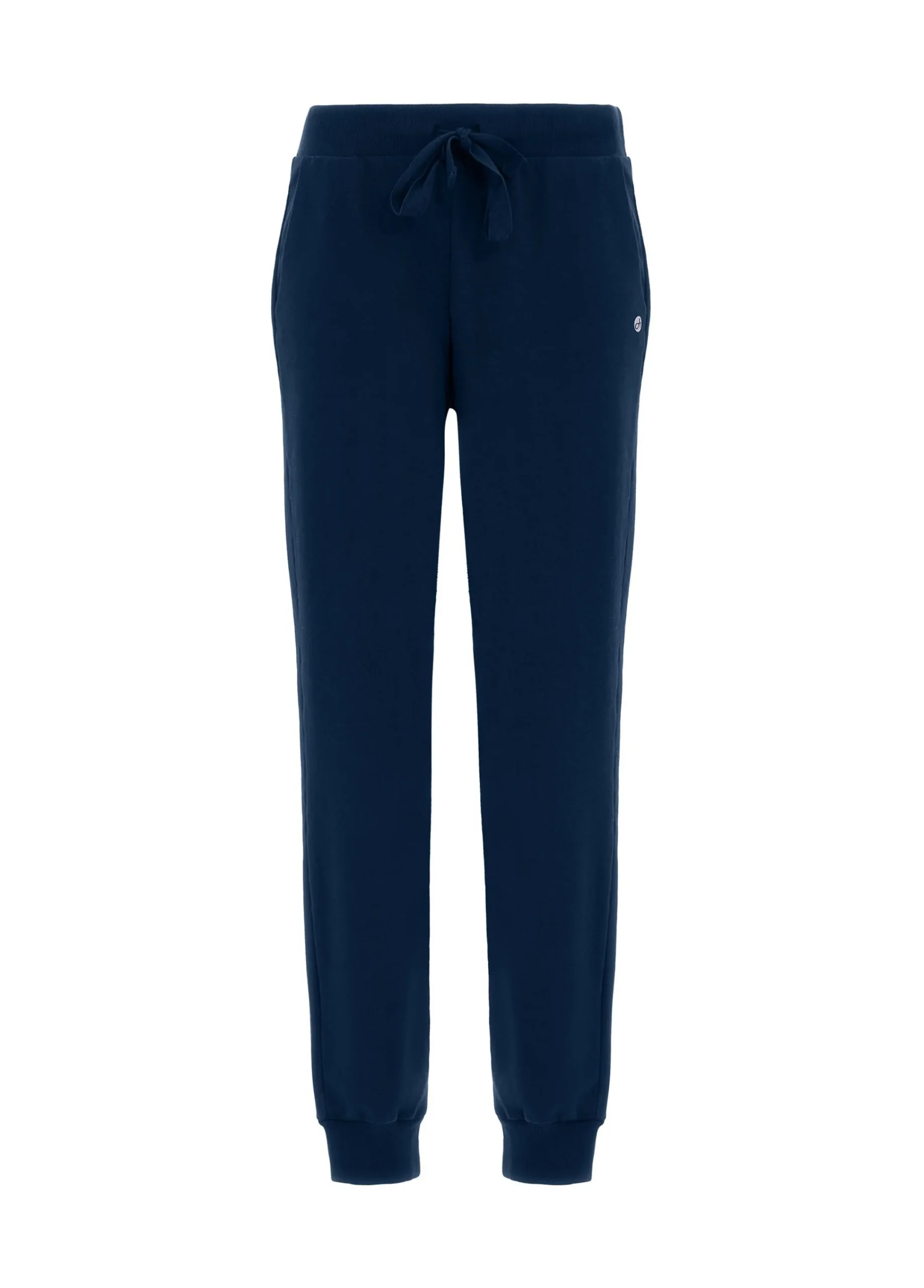 Store Pantalone Jogger Leggero Con Polsino Blu Donna Pantaloni