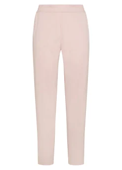 Fashion Pantalone Leggero In Punto Milano Rosa Donna Pantaloni