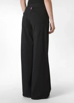 Best Pantalone Magnum Leggero In Jersey Nero Donna Pantaloni