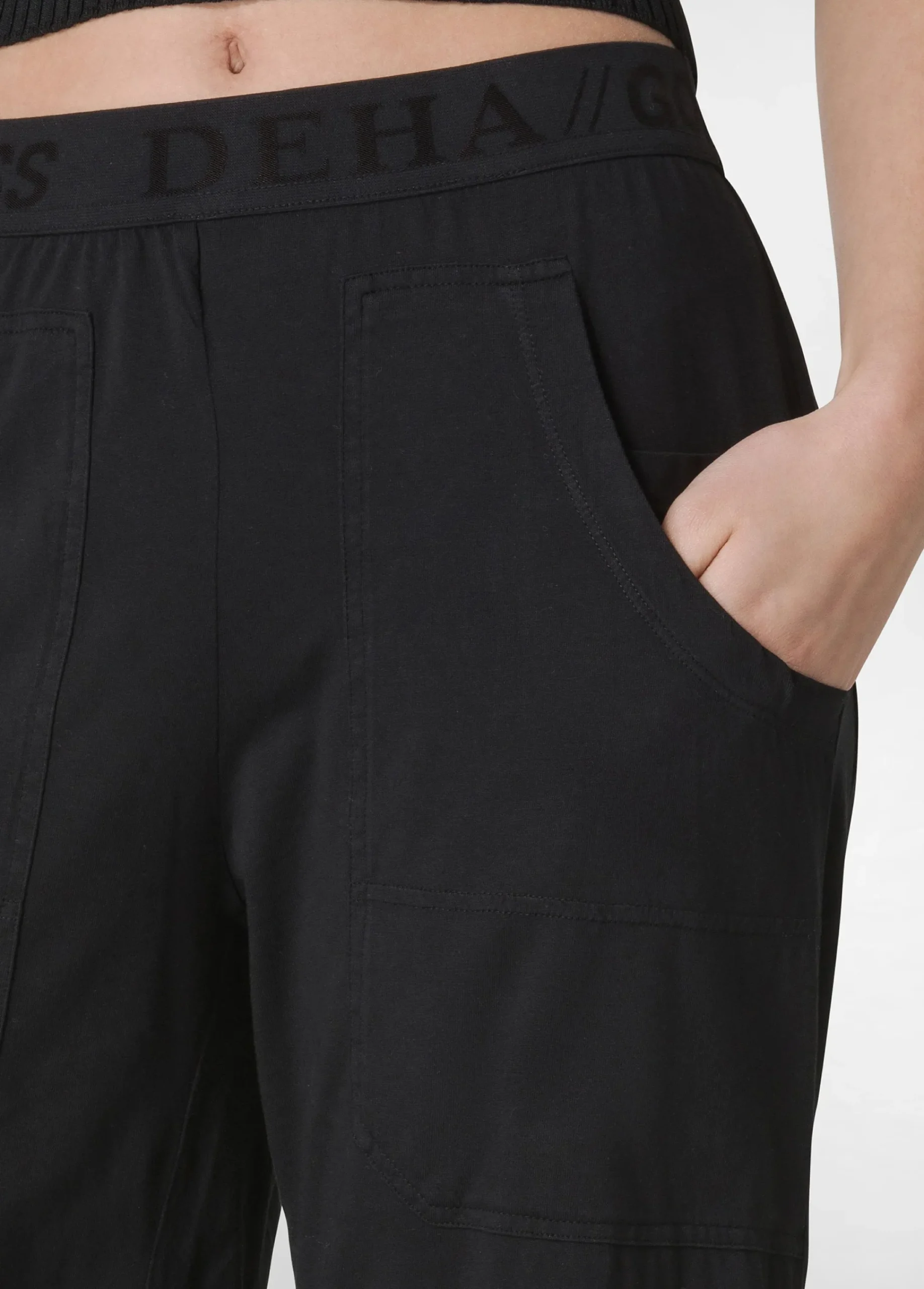 Best Pantalone Magnum Leggero In Jersey Nero Donna Pantaloni
