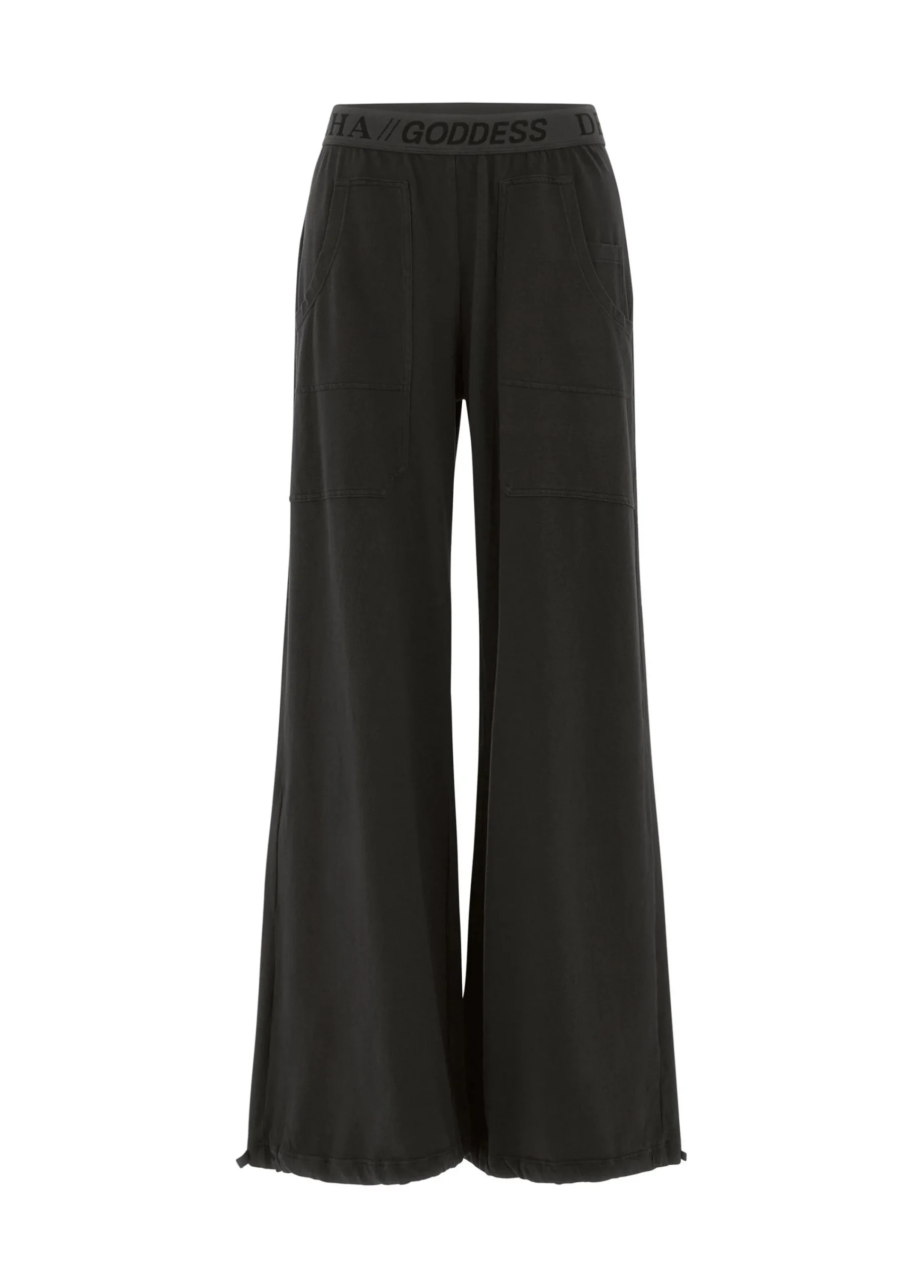 Best Pantalone Magnum Leggero In Jersey Nero Donna Pantaloni
