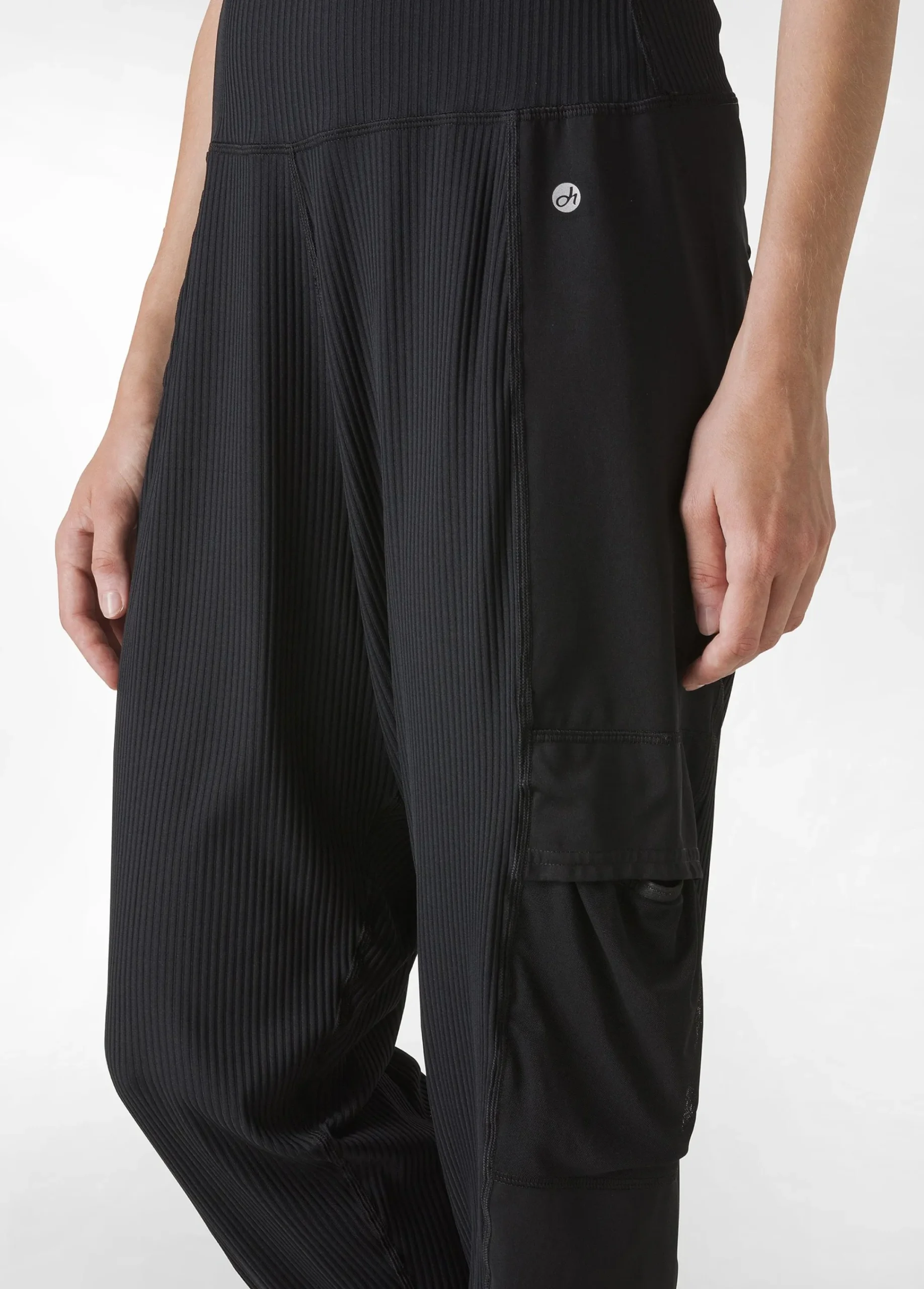 New Pantalone Odalisca In Microfibra Nero Donna Pantaloni