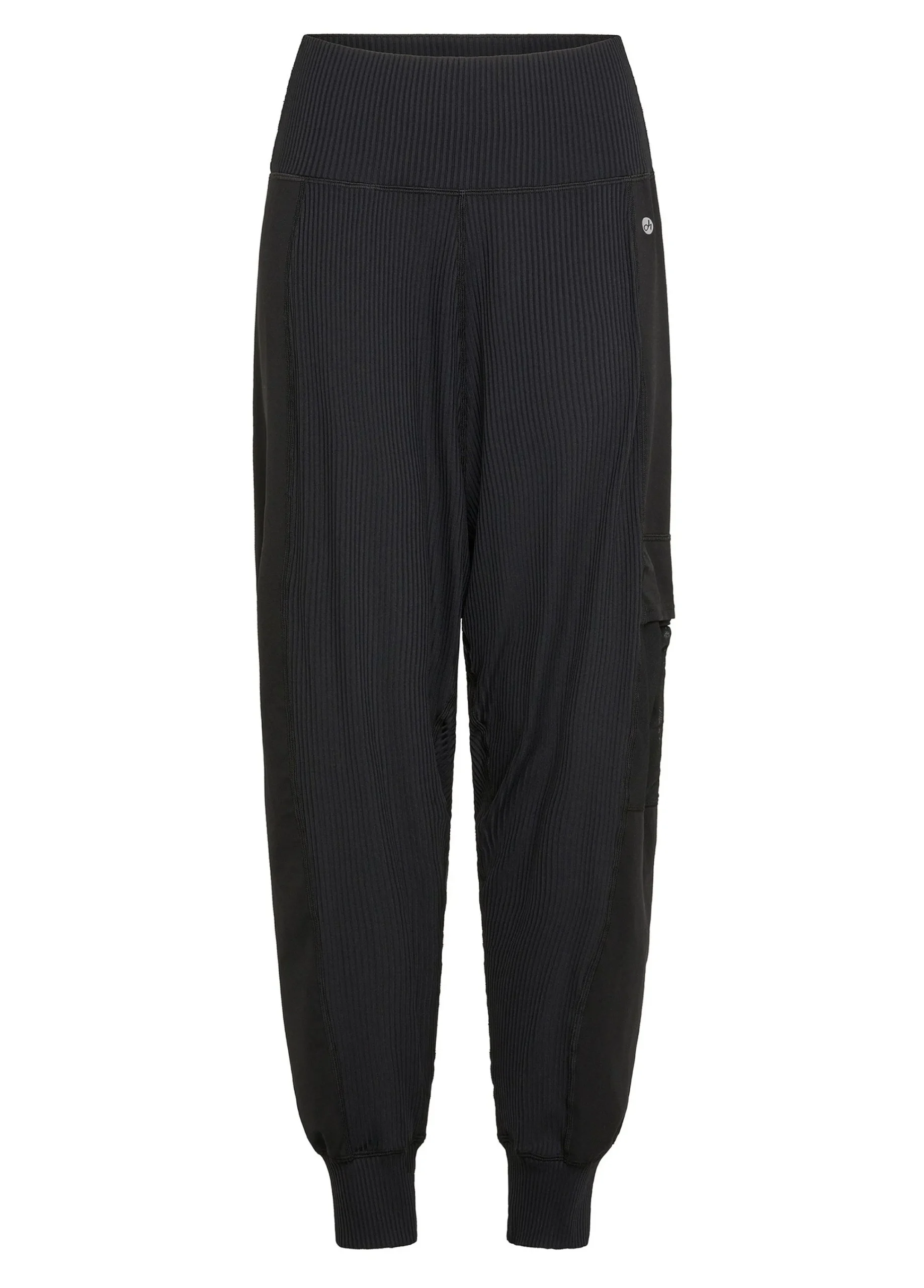 New Pantalone Odalisca In Microfibra Nero Donna Pantaloni