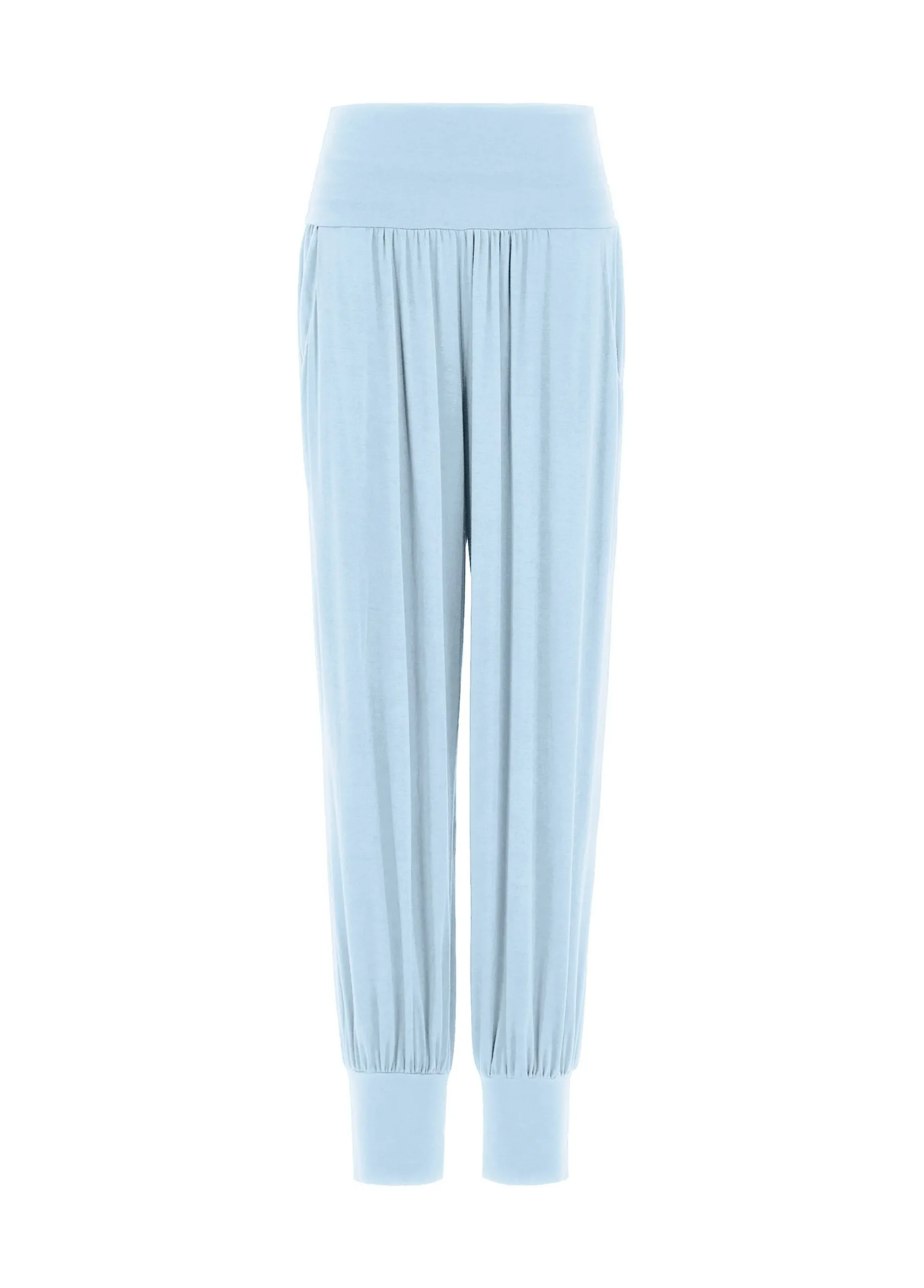 Clearance Pantalone Odalisca In Viscosa Blu Donna Pantaloni