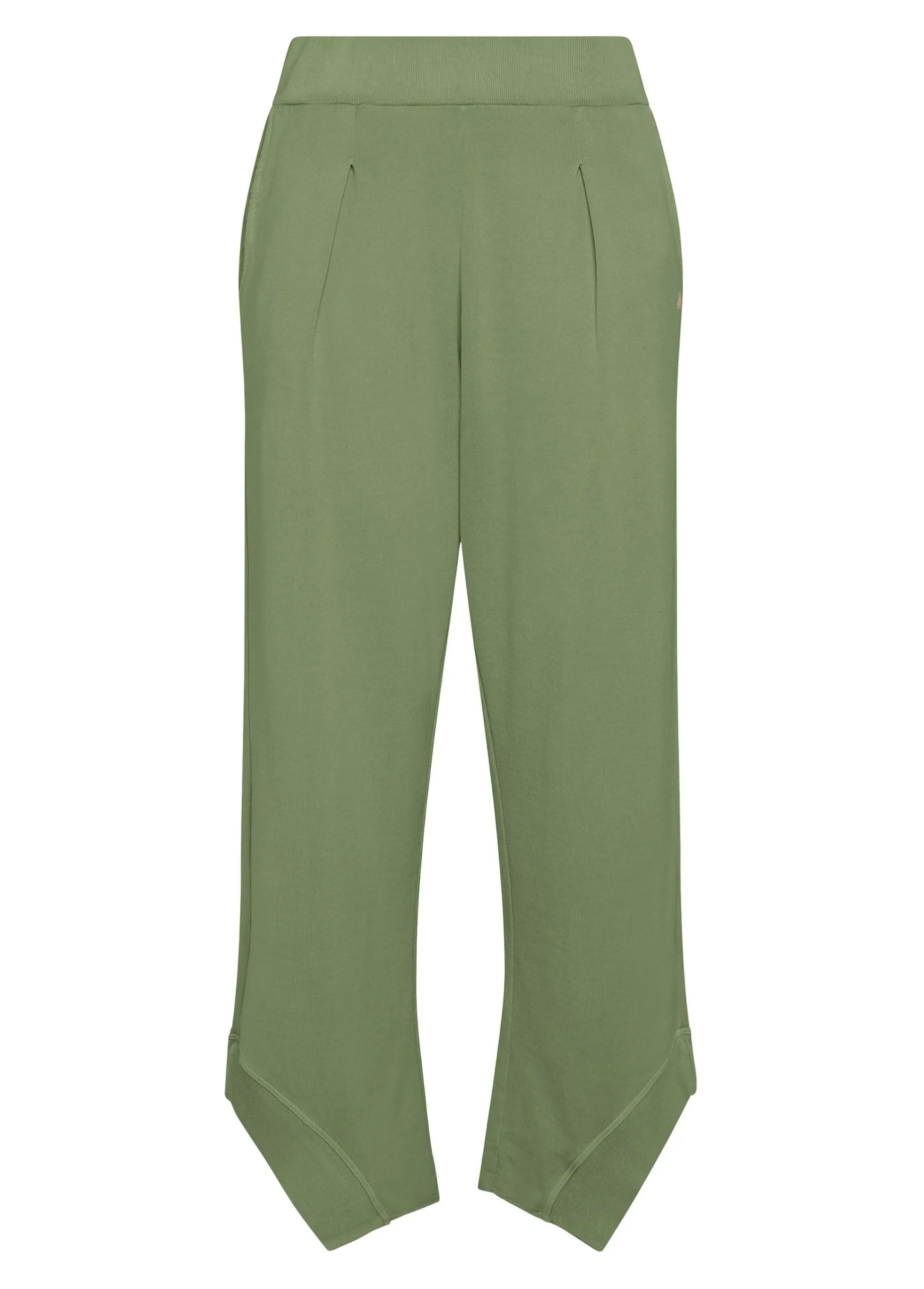 Store Pantalone Relaxed In Felpa Organica Effetto Vintag Donna Pantaloni
