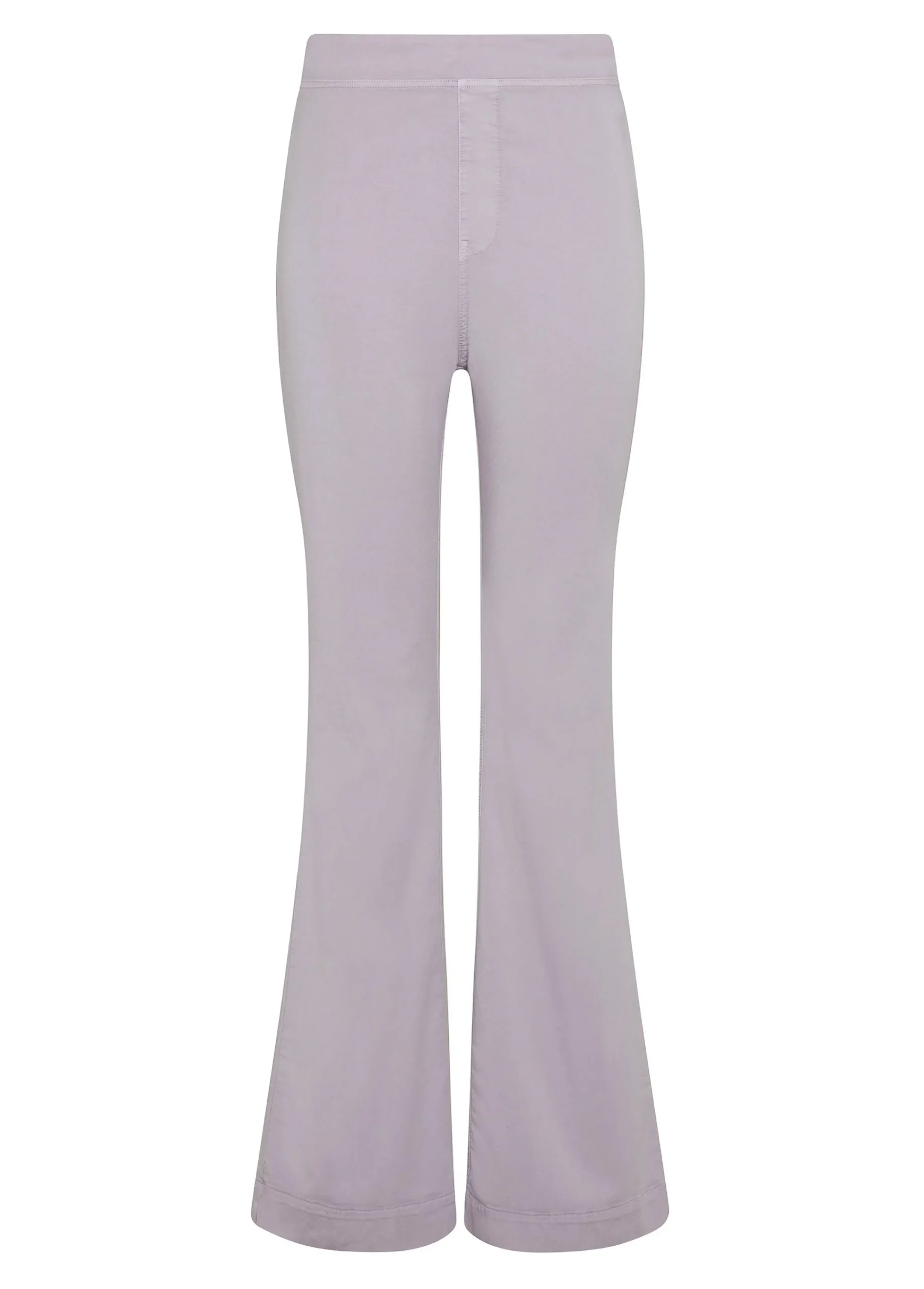 Flash Sale Pantalone Svasato In Gabardine Vintage Viola Donna Pantaloni
