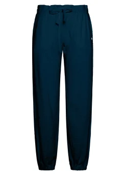 Best Sale Pantaloni Jogger In Spugna Blu Donna Pantaloni