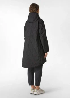 Fashion Parka Trapuntato Nero Donna Giacche E Giubbotti