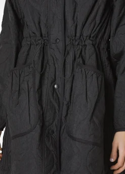 Fashion Parka Trapuntato Nero Donna Giacche E Giubbotti