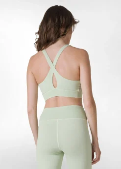 Discount Reggiseno Sportivo Effetto Vintage Verde Donna Canotte E Reggiseni Sportivi
