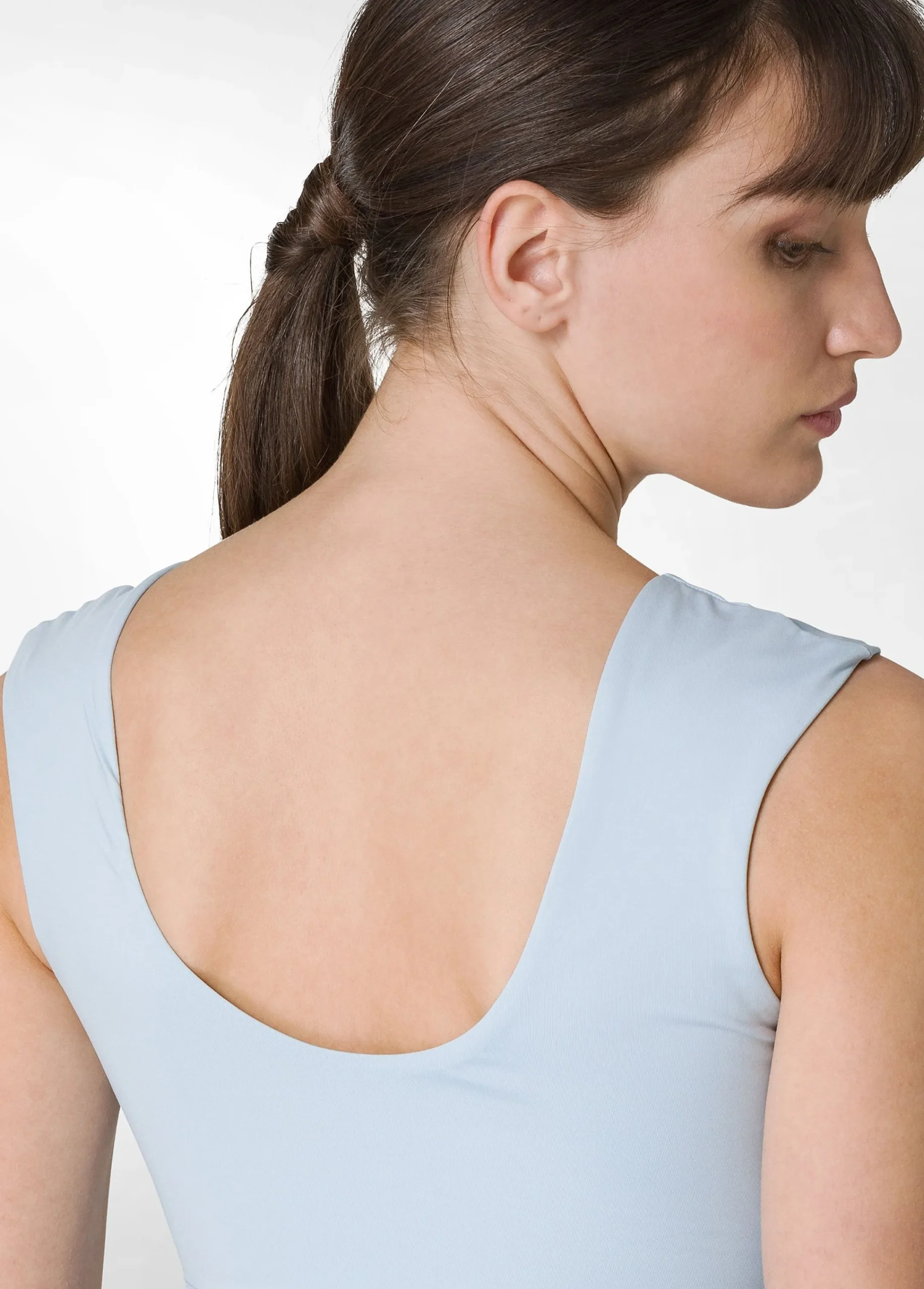 Discount Reggiseno Sportivo In Microfibra Riciclata Blu Donna Canotte E Reggiseni Sportivi
