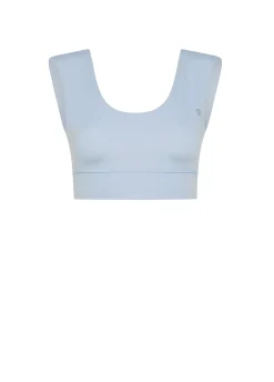 Discount Reggiseno Sportivo In Microfibra Riciclata Blu Donna Canotte E Reggiseni Sportivi