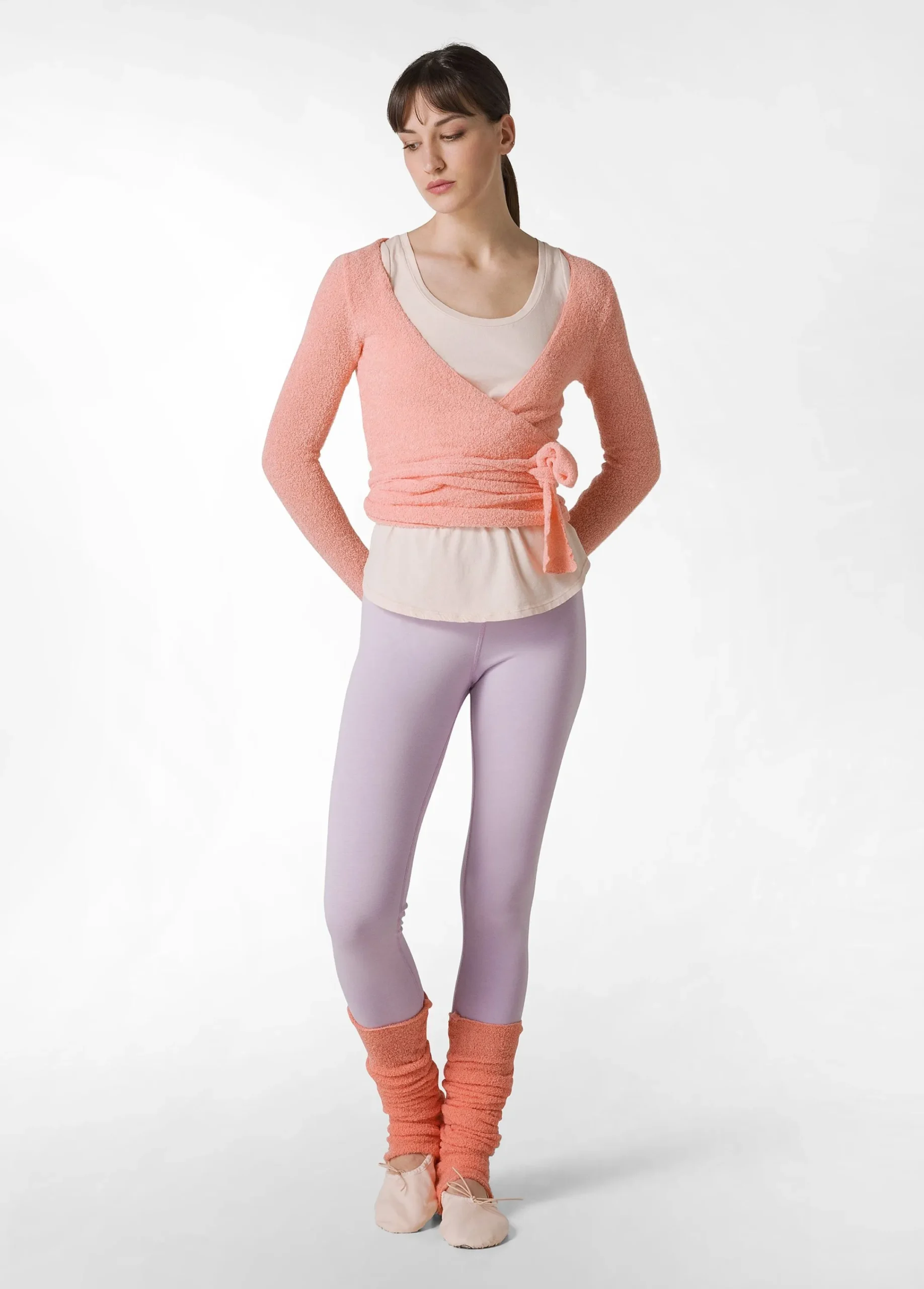Online Scaldamuscoli In Boucle' Arancio Donna Accessori Sportivi