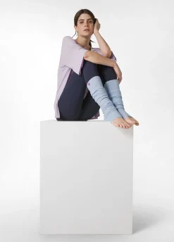 Fashion Scaldamuscoli In Boucle' Blu Donna Accessori Sportivi