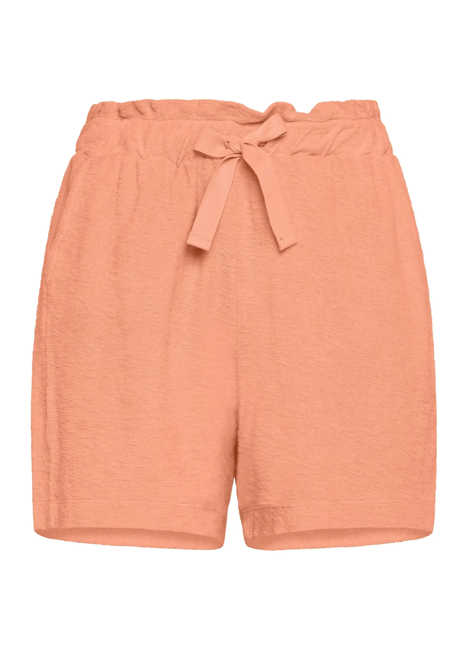 Clearance Shorts In Spugna Arancio Donna Pantaloncini Sportivi