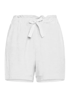 Cheap Shorts In Spugna Bianco Donna Pantaloncini Sportivi