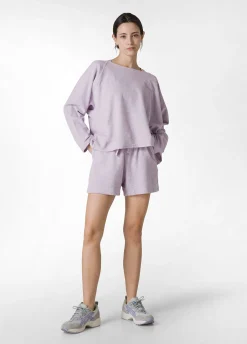 Cheap Shorts In Spugna Viola Donna Pantaloncini Sportivi