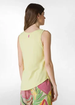 Best Top Comfort In Jersey Giallo Donna Top & T-Shirts