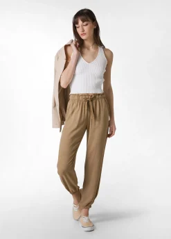 Fashion Top In Maglia Di Rayon Bianco Donna Felpe & Maglieria