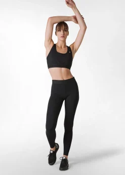New Top Vogatore Jersey Stretch Nero Donna Canotte E Reggiseni Sportivi